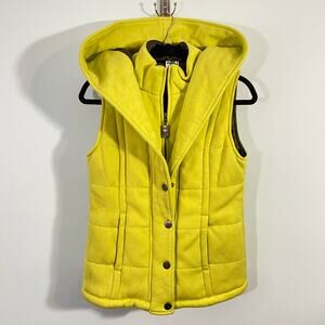 Burton Yellow Hooded Vest